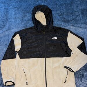 The North Face Men's Black and Cream Jacket